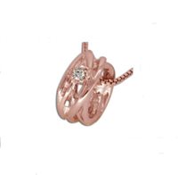 Collana Gemoro Donna Radici in Oro bianco Diamante PB1635ROS - PB1635ROS
